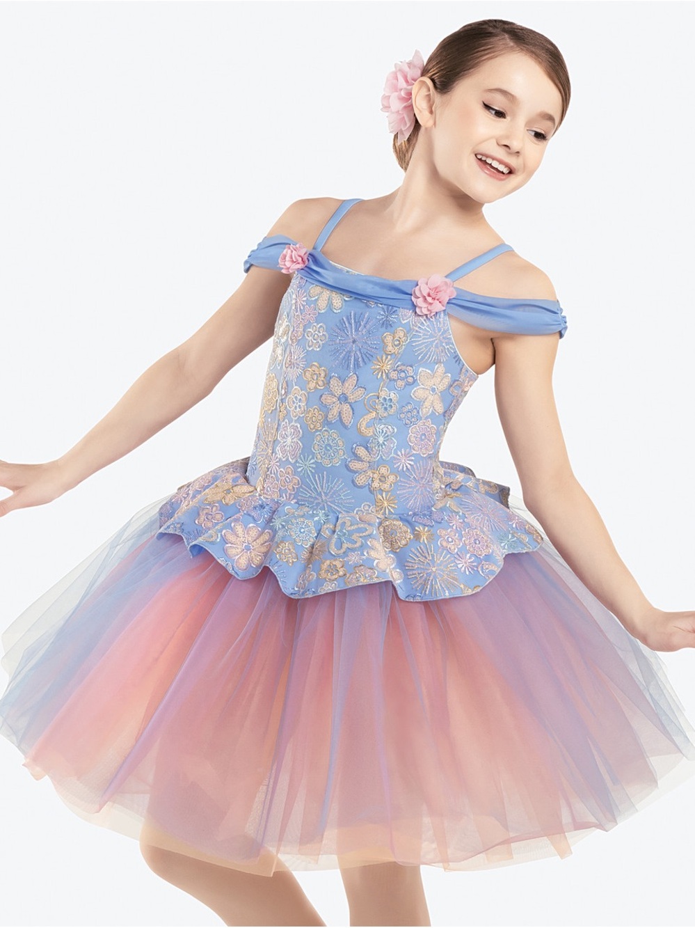 Revolution Dancewear Gift of the Present Costume RC23879 Worn Once Excellent